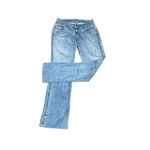 Wrangler Premium Patch Summer Weight Low Rise Jeans Size 3/4